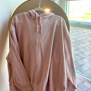 pink, oversize, Nike hoodie